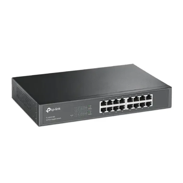 switch tp-link tl-sg1016d 16 ports 10/100/1000 mbps rackable