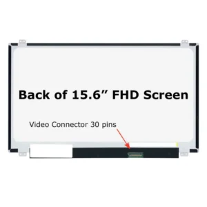 afficheur 15,6 led slim 30 pin full hd ips avec fixation