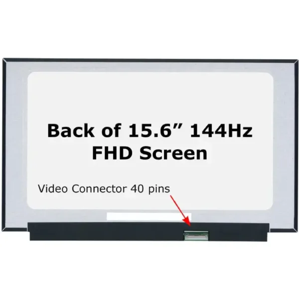 afficheur 15,6 led slim 40 pin full hd 144hz ips sans fixation