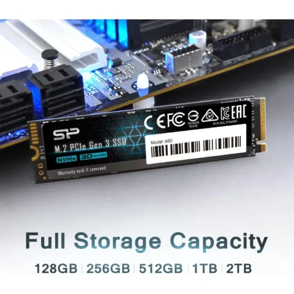 disque dur ssd pcie m.2 nvme siliconpower 1to