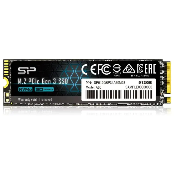 disque dur ssd pcie m.2 nvme siliconpower 256go