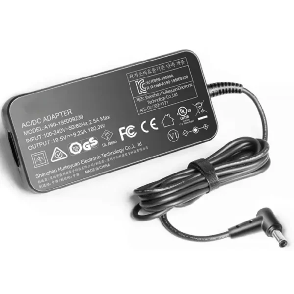 chargeur asus 180w 19.5v-9.23a 6.0x3.7mm