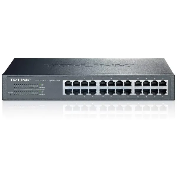 switch tp-link tl-sg1024d 24 ports 10/100/1000 mbps rackable